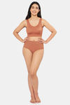 Amante Double Layered Non Wired Full Coverage Cami Bra - Caramel Nude — thumbnail 5